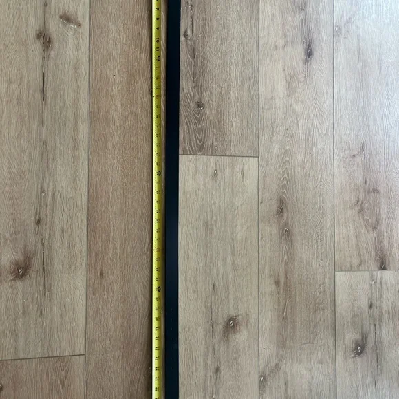 Frye Black Leather Belt with Brass Ring Buckle - Picture 4 of 4